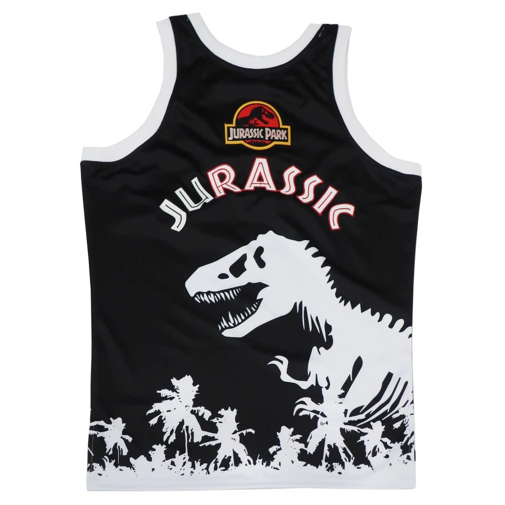 Jurassic Park The Lost World Men's Headgear Classics Embroider Basketball Jersey - Picture 2 of 2